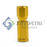 SSMC Female Straight Plug Gold Plated for 0.086 S/R & Similar Cables (Solder/Clamp Type) thumbnail 1