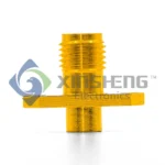 SMA-KFB3 Stright Solder For SM-141 Flange Mount Jack Female RF Connector thumbnail 1