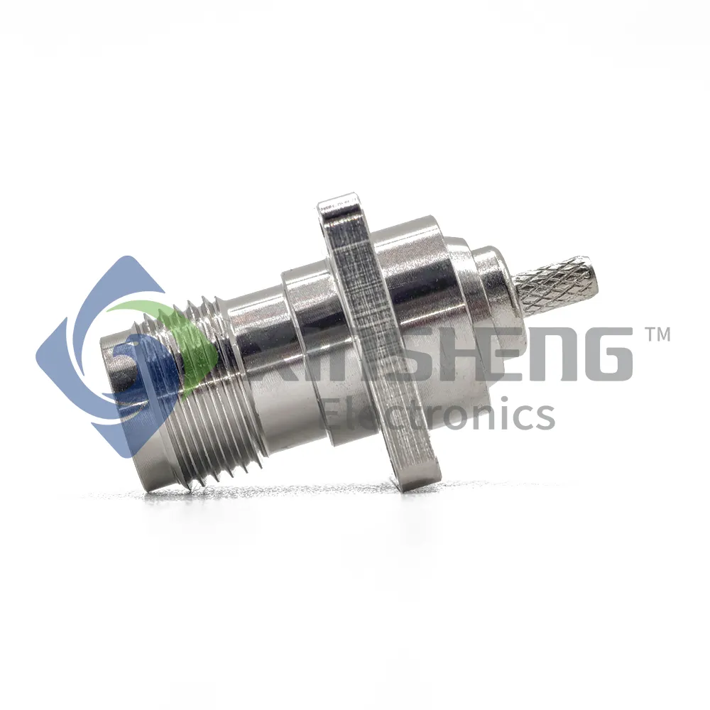 TNC Stright For RG-316 Flange Mount Jack Female RF Connector