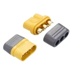 MR three-pin wire connector – male and female thumbnail 1