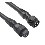 DP40 3-pin motor cable – male and female connectors thumbnail 1