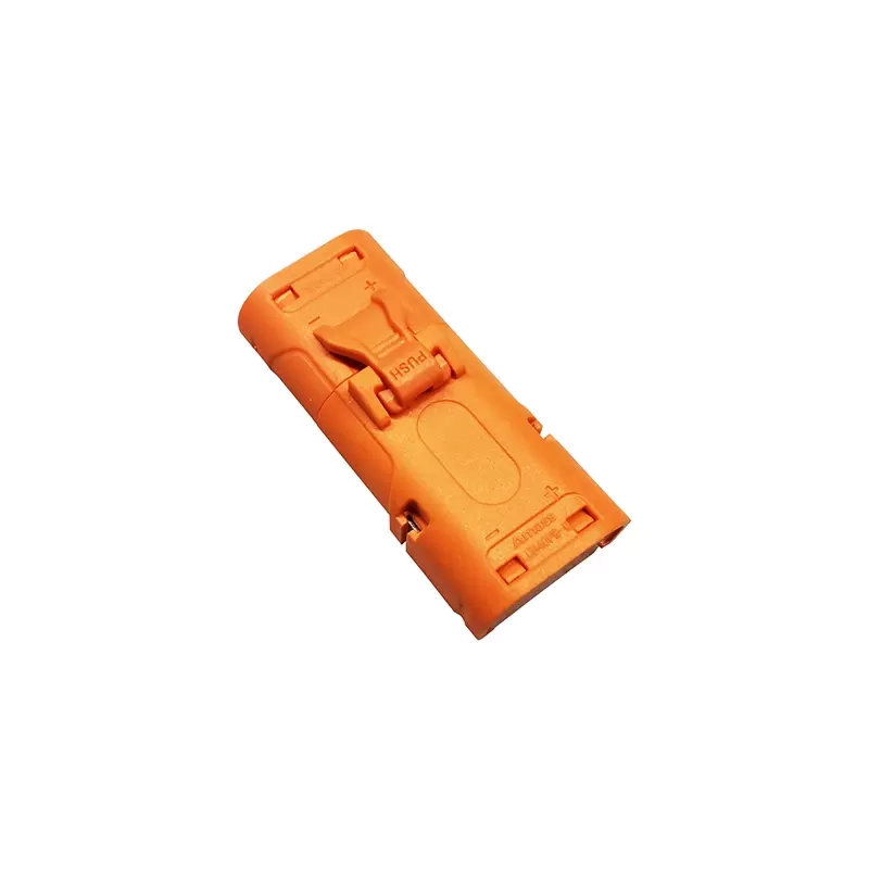 LC dual-pin horizontal connector – male