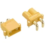 XT dual-pin horizontal connector – male and female heads thumbnail 1